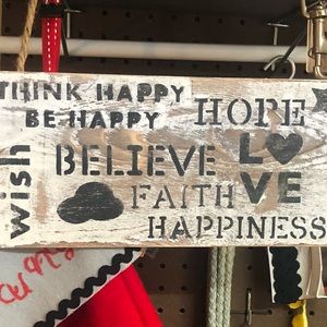 Farmhouse style sign